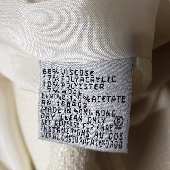 Tahari 3 Piece Set - Long Jacket with lovely brooch pin and skirt size 16 NWT - Picture 13 of 16